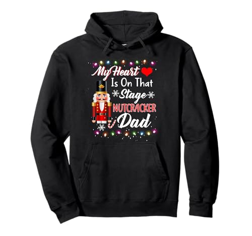 Nutcracker Dad Christmas Family – Love Ballet Dance Dad Sweat à Capuche