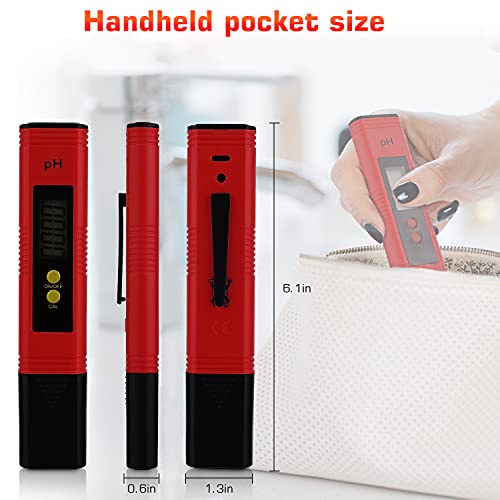 image for Ruolan PH Meter for Water Hydroponics Digital PH Tester Pen 0.01 High 