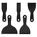 Produktbild upain Malerspachtel Set 5-Teiliges Kunststoff Spachtel-Set Schwarz Malen Schaber Werkzeug für Glätten Aufkleber Tapeten Backen Auto Kitt Spackeln Patchen