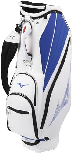 Mizuno キャディバッグ ホワイト/ネイビー MIZUNO Openキャディバック9〜9.5型