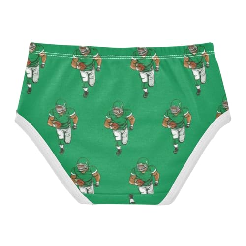 Football Player Running Green Toddler Underwear Floral 2t Cotton Little Girl Panties Flower Briefs Undies Kids2