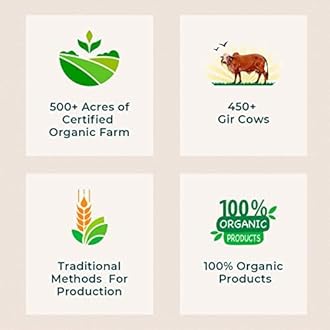 GirOrganic A2 Pure Ghee - 5 litre | 100% Gir Cow Ghee | Vedic Bilona Method | Grassfed, Cultured, Premium & Traditional Ghee | Immunity Booster | Gopal Ratna Award Winner 2023