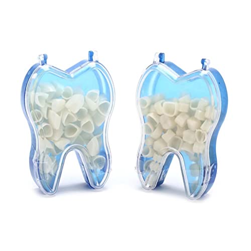 New Dental Temporary Crown Veneers Material Anterior Front Back Molar Teeth 100pcs 2 Box
