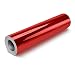 VViViD Chrome Red Gloss DECO65 Permanent Adhesive Craft Vinyl Roll for Cricut, Silhouette & Cameo (20ft x 1ft Roll)