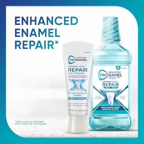 Image of Sensodyne Pronamel Intensive Enamel Repair Toothpaste for Sensitive Teeth and Cavity Protection, Whitening Toothpaste to Strengthen Enamel, Arctic Breeze - 3.4 Ounces x 4