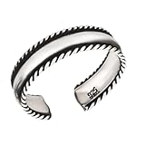 FIVE-D Anillo para mujer, plata de ley 925, Plata de ley, Sin piedra preciosa