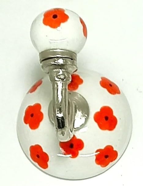 Hand Painted Ceramic Coat and Wall Hook Unique Ceramic Towel Hanger Robe Hook for Entryway Bedroom Kitchen Home 40 (Style 17) image 6
