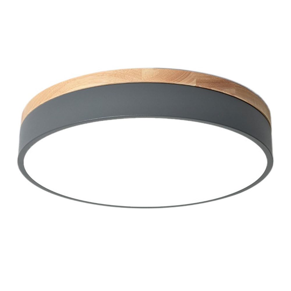 XIAOYINGU Super Slim Ceiling Lamp Nordic Style Macaron Color Flush Ceiling Lights LED Ceiling Light For Dining Room Bedroom Balcony White/Neutral/Warm Light Dimming Chandelier Fixture