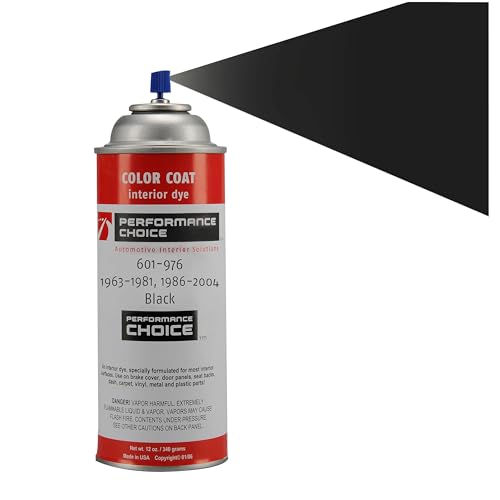 Corvette Black Interior Color Coat – 12oz Aerosol – 1953–2004 Interior Restoration Paint