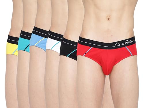 Image of La Intimo Cotton Power Solid Brief for Men Innerwear | Antimicrobial Underwear for Men