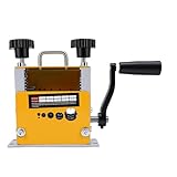 Zunate Manual Wire Stripping Machine, Drill Powered Cable Stripper Tool with 6 Channels for Scrap Copper Recycling, Adjustable Vane/Wing and Portable Design