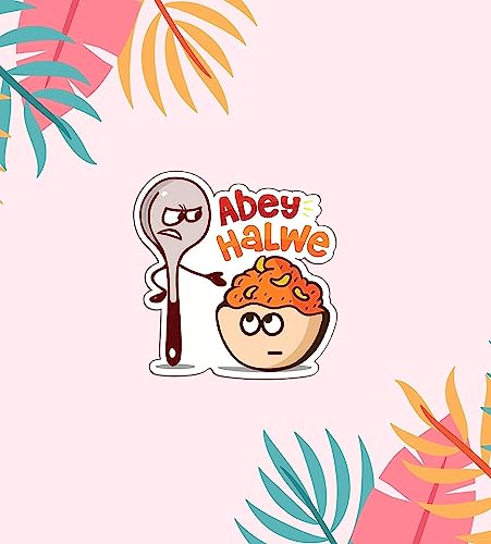 Image of Wooden Abey Halwe Fridge Magnet for Refrigerator Home, Kitchen and Office Decoration Multicolor