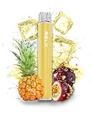 RELX(リレックス) マジックゴー Magicgo 電子シーシャ 電子タバコ 700 ベイプ タールなし ニコチンゼロ 100%フレーバー 約700回吸引 リキッド一体 使い捨て スタイリッシュなデザイン (パイナップルパッション)