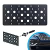 Front Bumper Tow Hook License Plate Mount Bracket for Subaru WRX STI, Plate Holder Set w Unique Screw Bolts & Black Screw Caps, License Tag Mounting Kit, Quality Plate Holders, Car Accessories