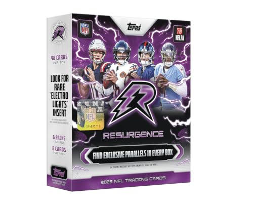 2025 Topps Resurgence Football - Factory Sealed - Mega Box