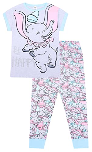 Disney Dumbo Be Happy - Pijama largo de algodón para mujer