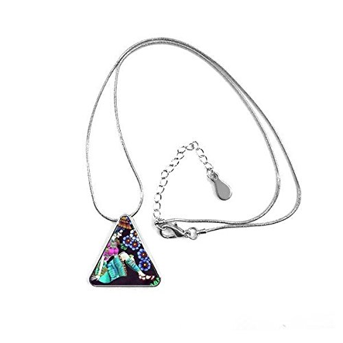 Collier femme peinture clair de lune pour sublimer vos tenues de soirée romantique