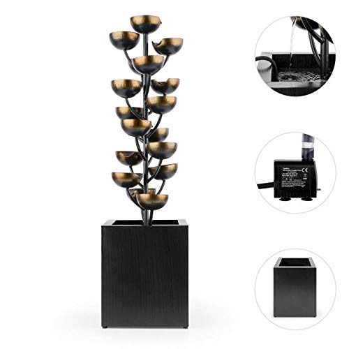 Fontana Da Giardino Blumfeldt Watergate - Grigio, Pompa 15W, 1000 L/h