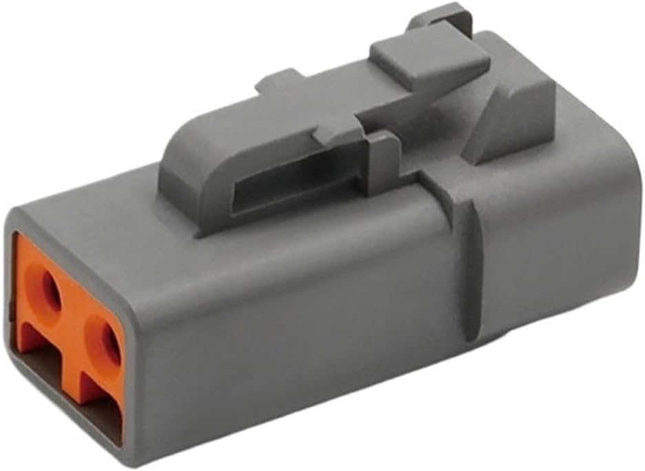 5 Sets 2/4 Pin Way DTP Series Male Female Automobile Waterproof Electrical Auto Connector DTP06-2S DTP04-2P for(2P Male)