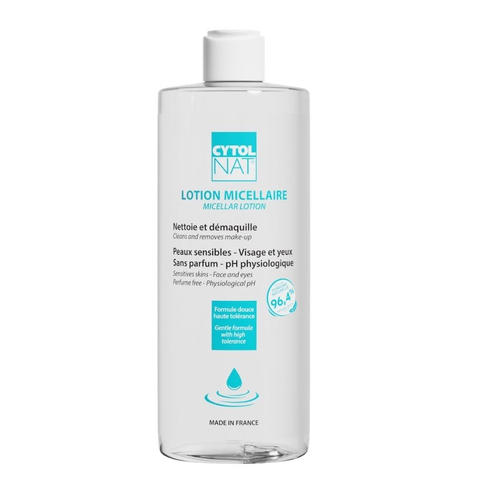 Micellar Lotion - Gently Cleanses, Removes Make-up and Soothes - Suitable for the Whole Family - Sensitive and Sensitive Skin - Face and Body - Natural Formula - 500 ml