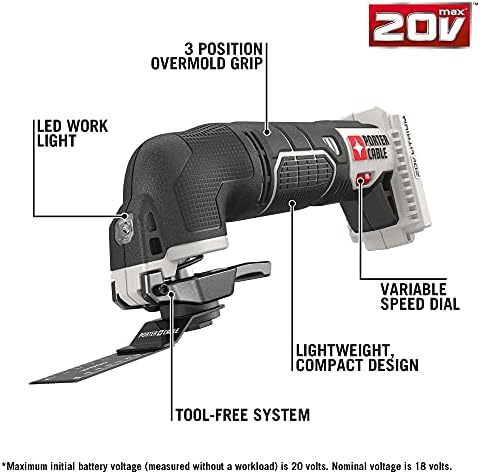 PORTER-CABLE 20V MAX* Oscillating Tool 