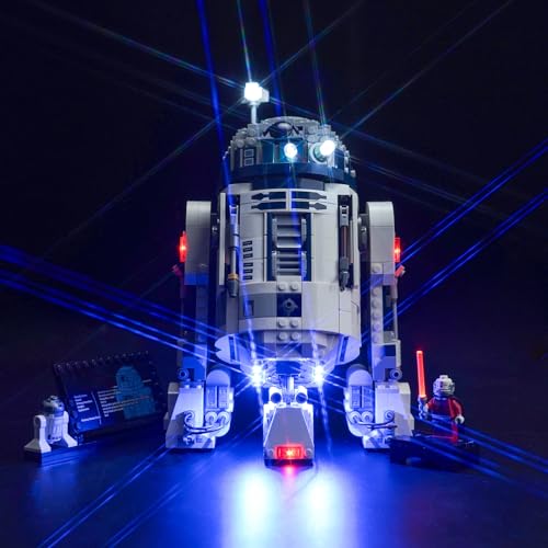 BrickBling LED Light Compatible with Lego R2-D2, Compatible with Lego 75379-No Model
