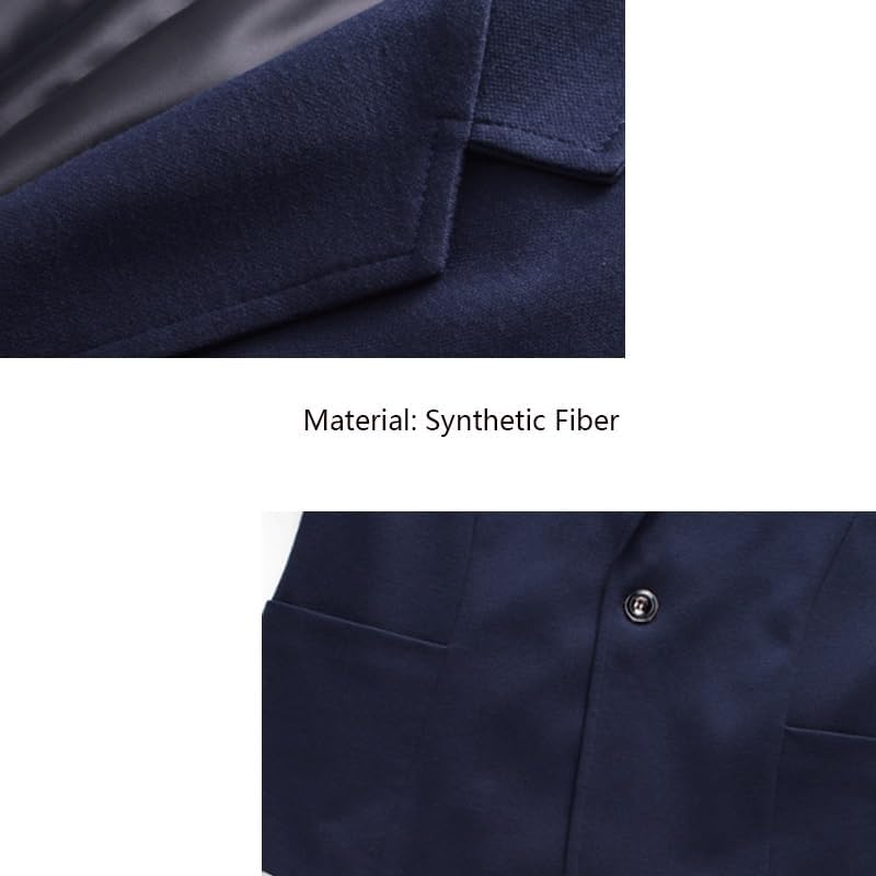Jacket Formal Attire Washable Man Suit Leisure Business Gentleman Button Decoration