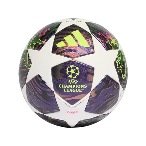 adidas UEFA Champions League Final Competition Ball Textured Surface for Flight Stability & Precision FIFA Quality Pro Rated (4)