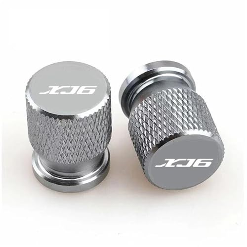 Bouchons de valve pour Yamaha XJ6 N Diversion 2009-2015 gris