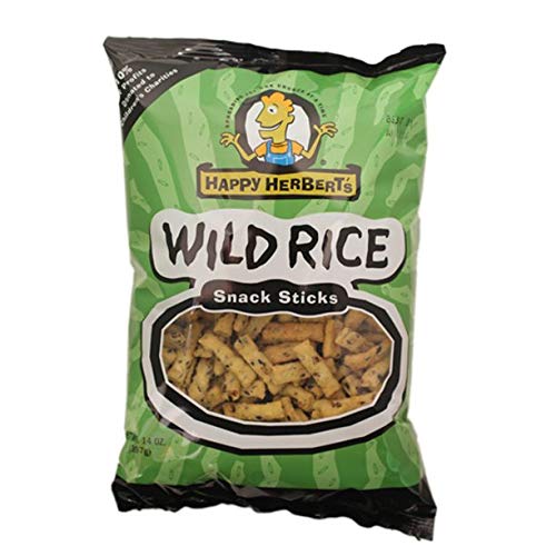 Happy Herbert'sFood Company Wild Rice Snack Sticks 14 oz 12 Pack