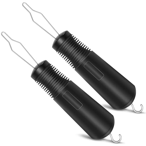 NINEMAX - NINEMAX Enfile Bouton Et Fermeture Eclair Aide À Boutonner Fermeture Éclair,Poignée Anti Dérapante pour Les Personnes Âgées Handicapées(2Pcs)