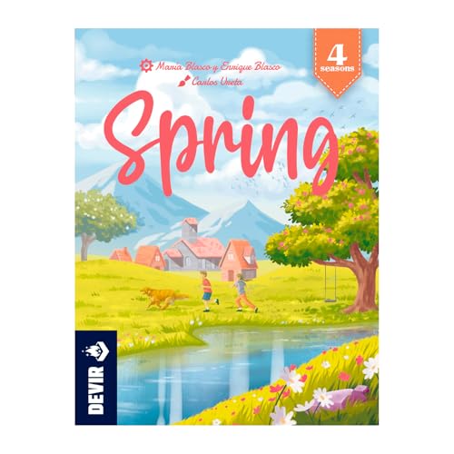 Devir - Spring Board Game, Fast Two-Player Abstract Strategy Duel,