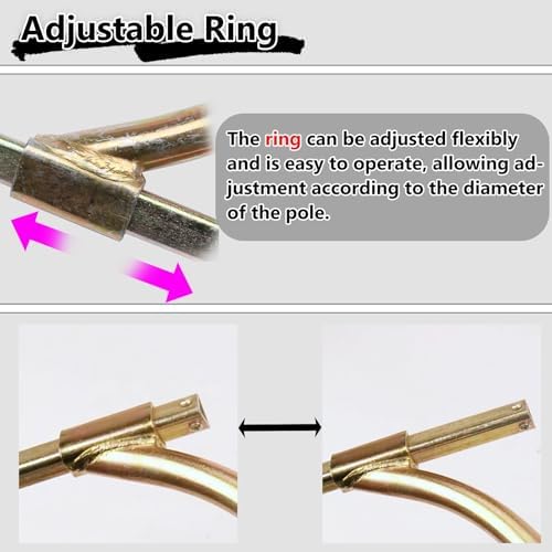 Adjustable Anti-Slip Climbing Spikes for High-Altitude Work, Electric System Maintenance, Climber Shoes with Foot Strap & Harness Set (Size 7-14"/18-35cm)