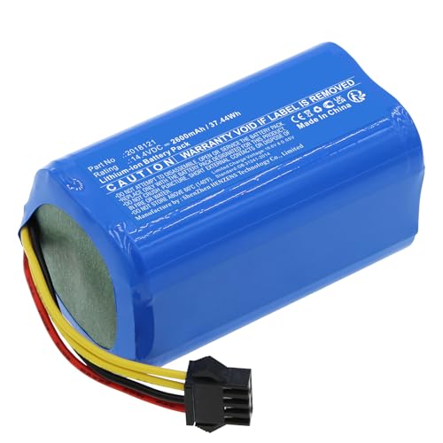 Image of Synergy Digital Vacuum Cleaner Battery, Compatible with Excelvan D35 Vacuum Cleaner, (Li-ion, 14.4V, 2600mAh) Ultra High Capacity, Replacement for RoboJet 2018121 Battery