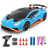 YONCHER Macchina Telecomandata, RC Drift Car per Bambini, Lamborghini con licenza ufficiale, 1:24 20KM/H 4WD Macchine Telecomandate, Radiocomandata Auto per Adulta