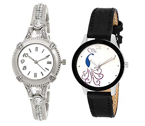 indicare Analogue Multicolour Dial Girl's Wrist Watch Combo Set