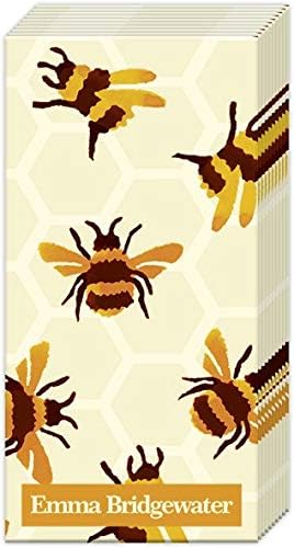 2 Packs of Emma Bridgewater Paper Pocket Handbag Tissues - Bumble BEE