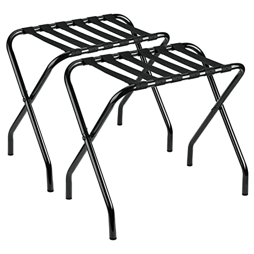 Ulimart Luggage Rack 2 Pack Steel Frame Folding Suitcase Stand,Luggage Rack For Guest Room,Easy Assembly Luggage Stand For Hotel For Bedroom,Guest Room Essentials #TOP15