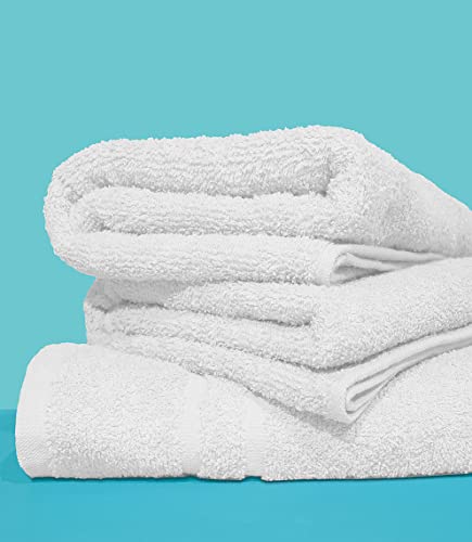 Pristine Linen Bath Towels, 100% Cotton White, 24X48 Inches Towels For Bathroom, Pool Towels, Large Quick Drying Hotel Towels, Gym Towels, Towels For Spa, Pack Of 6, Ideal For Every Day Use #TOP6