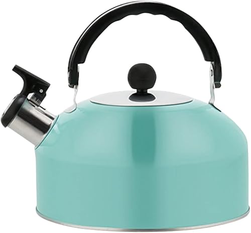 USHOBE Chirping Kettle - Jarra de agua de acero inoxidable, tetera vintage, estufa de cocina, tetera silbante, práctica tetera silbante, hervidor de