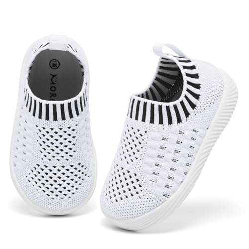 Image of MORENDL Baby Toddler Walking Socks Non-Slip Breathable Unisex Casual Sneakers