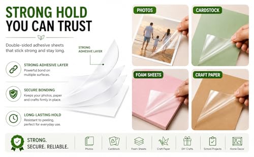 Image of Laminating Pouches Thermal Lamination Film Roll Glitter Sparkle - Thermal Sparkle LaminationTransparent Sticker Paper A4 Clear Heat Laminating Film for Documents, Photos & Crafts (Pack 5)