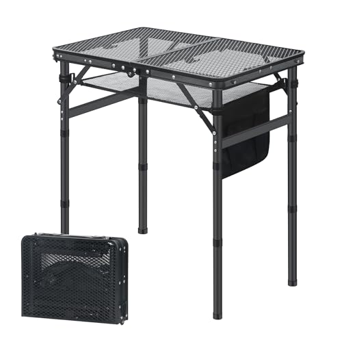 LOFTEY Small Folding Grill Table, Portable Picnic Table for Camping