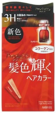 Amazon プロデュース 髪色輝くヘアカラー クリームタイプ 明るいハニーブラウン3h 1剤45g 2剤45g 剤6ml プロデュース 白髪染め 通販