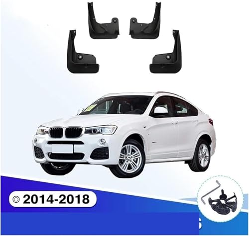 Garde-boue pour BMW X4 M Sport 2014-2018 avec protection aérodynamique