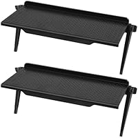 Bildschirm Oberes Regal, 2 Stück Screen Top Shelf, TV Top Regal, Monitor Speicherregal Schweberegale, Einstellbares Bildschirmregal Ablagefach for Media Boxes, Spielekonsole, Router, Fernbedienung