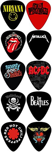 Rocking Bandes Standard médiators avec 10 Bandes de fréquences légendaire (071 mm) - Les Beatles, Paul McCartney, John Lennon, RIngo Starr, George Harrison Rocking Bandes Standard médiators avec 10 Bandes de fréquences légendaire (071 mm)