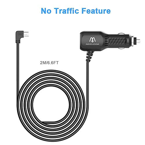 Car Charger Compatible For Garmin Nuvi, Apphome 6.6Ft Mini Usb Charing Cord 12V/36V Garmin Gps Accessories Vehicle Power Adapter Compatibe For Garmin Gps Nuvi 2539Lmt 2597Lmt Dashcam #TOP1