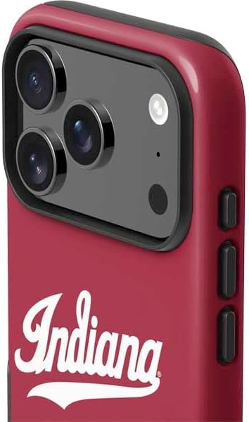 Skinit Impact Phone Case Compatible with iPhone 17 Pro Max - Officially Licensed Indiana University IU Hoosiers Design