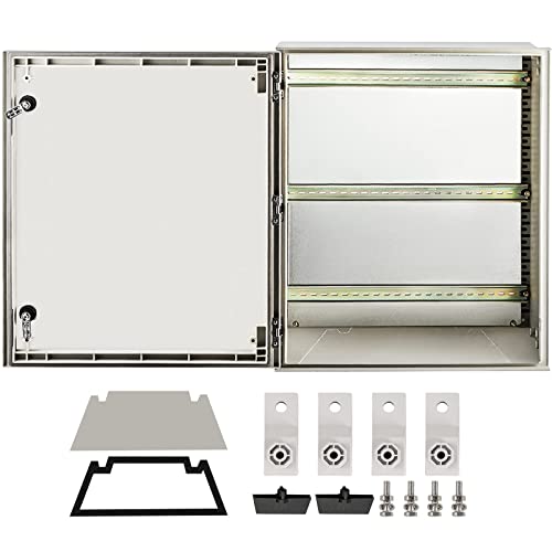 Vevor Electrical Enclosure Box,23.6''×19.7''×9.1'',Fiberglass Junction Box,Ip66 Waterproof & Dustproof,Outdoor Electrical Box,With Mounting Plat #TOP22